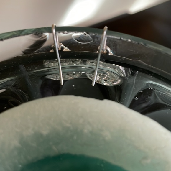 Periwinkle by Barlow Gorgeous Turquoise Aqua Drop Earrings - Picture 3 of 3